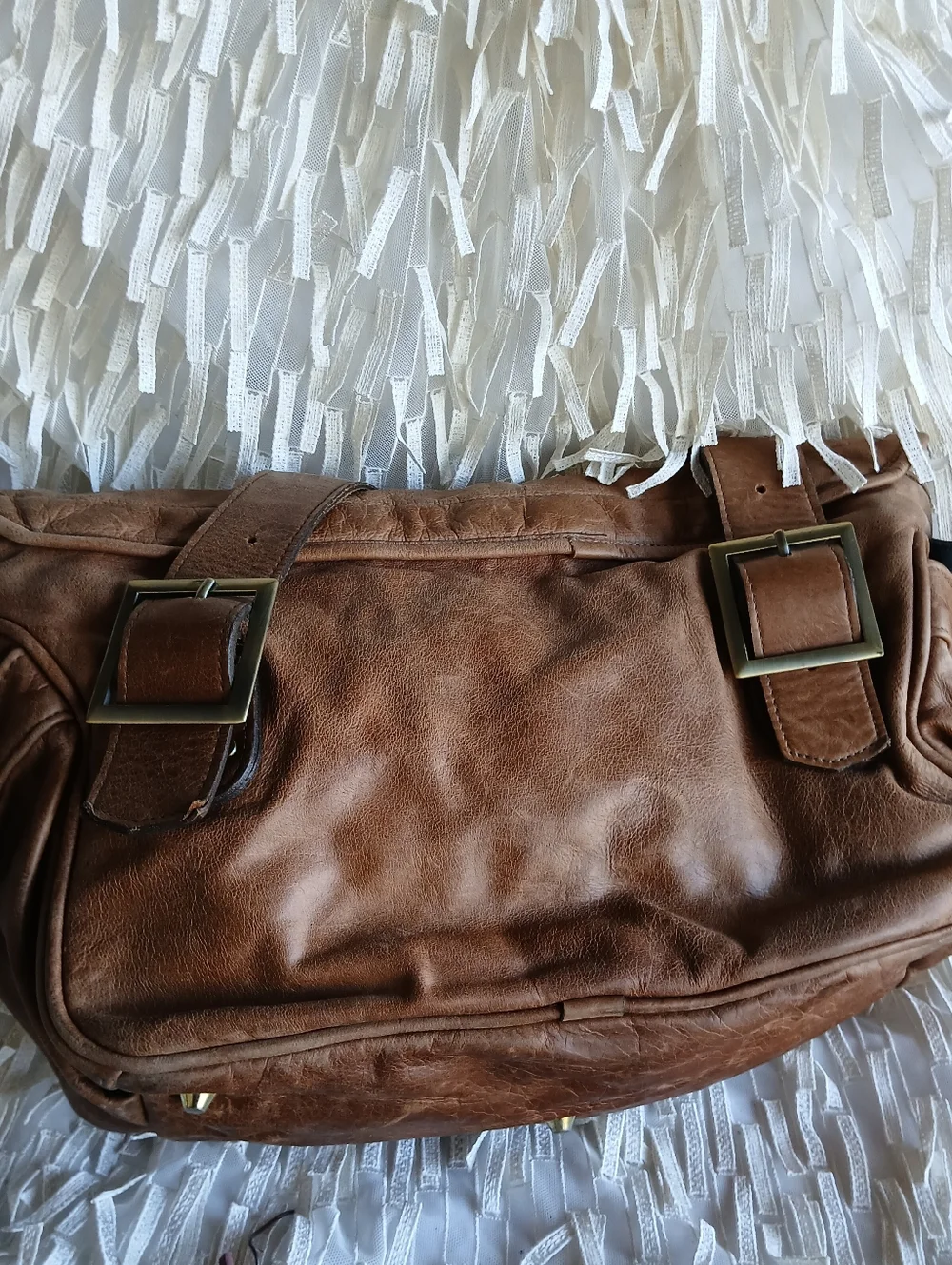 Miabossi Leather Diaper Bag